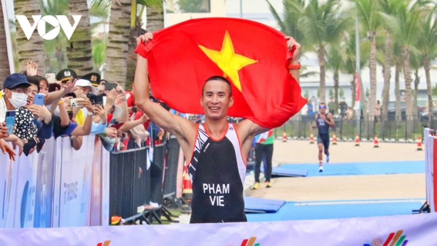 SEA Games 31: Vietnam first wins gold in Duathlon